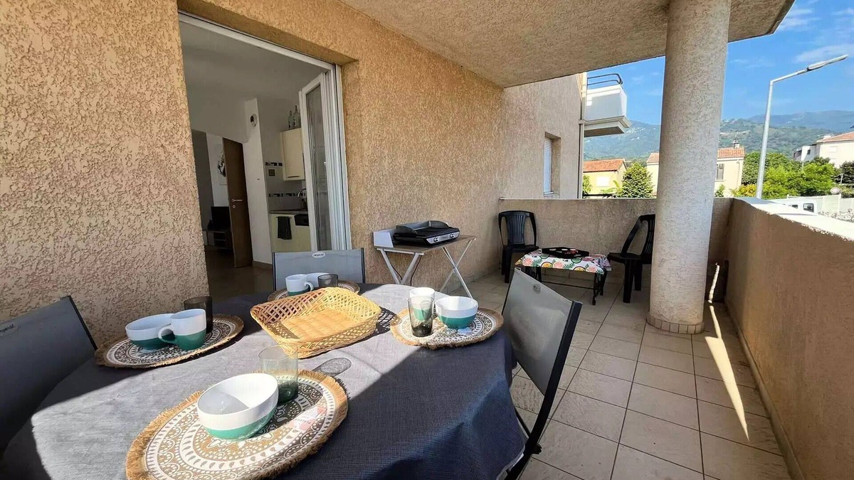 Moriani-Plage Apartment | MORIANI Centre Bright T3 close to the sea and shops