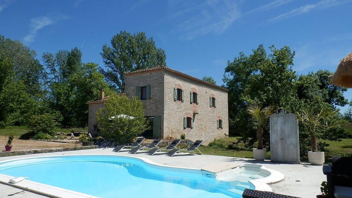 Montalzat House | MOULIN avec piscine privée et plan d'eau