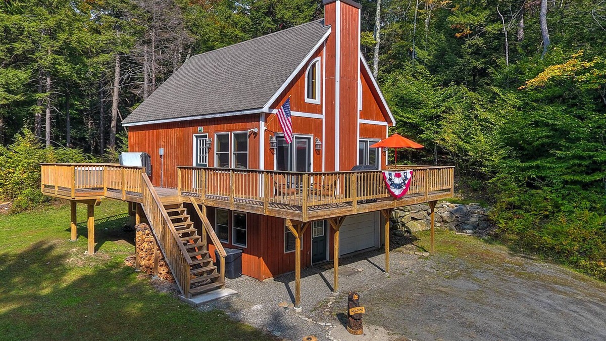 Wardsboro House | Mount Snow Area Home with a Hot Tub, Fire Pit, Set Back in the Woods!
