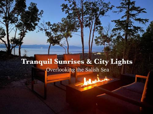 Regional District of Nanaimo House | Mountain Suite, Ocean View Fire Pit, Fully Equipped Kitchen, WD