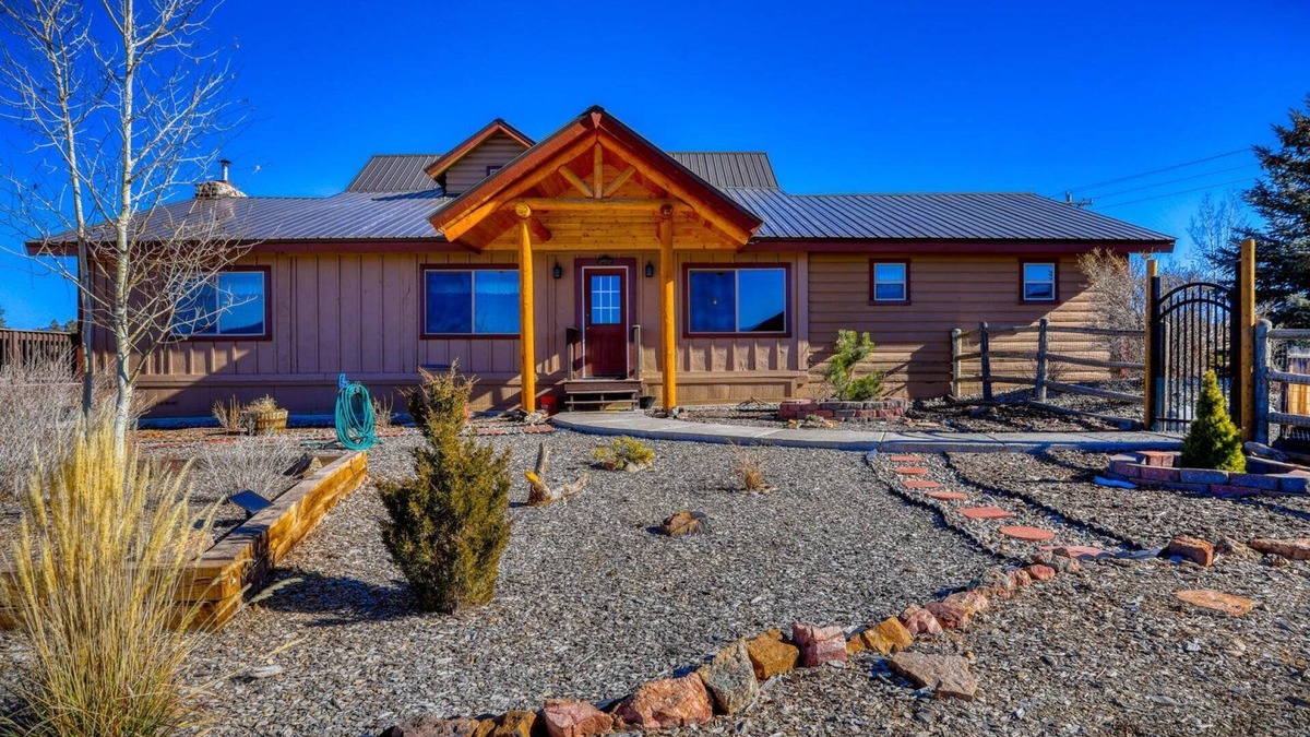 Pagosa Springs House | Mountain Sunset Cabin: Stunning Views, Foosball, Outdoor Fireplace, 30 Min to Wolf Creek Ski Resort!