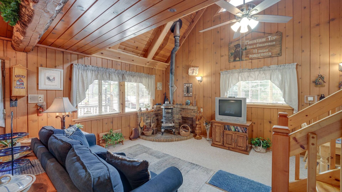 Ponderosa Cabin | Mountain Top's Ponderosa Getaway Near Dome Rock!