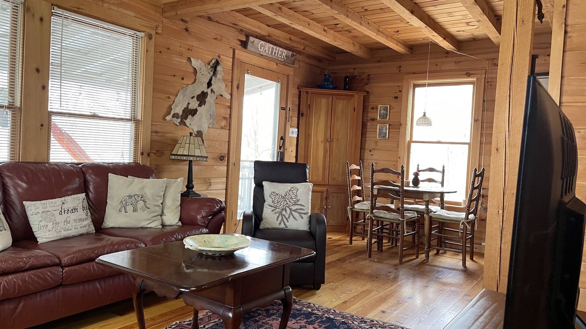Suches Cabin | Mountain Top Views | Deck + BBQ | PetsOK | Firepit
