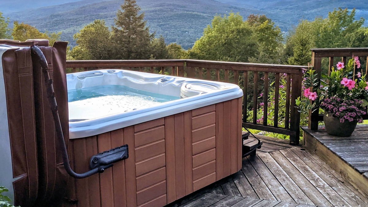 Moretown House | Mountain views, luxurious surroundings, nearby skiing, and a hot tub!