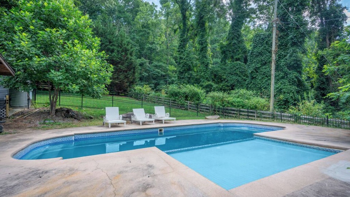Fairview House | Mountaintop Ridge | Near Asheville with Pool, Fire Pit, and Ranging Views