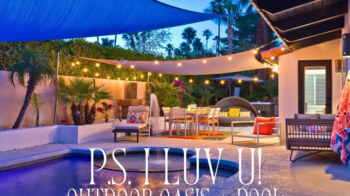El Mirador House | Movie Colony East - Heated Saltwater Pool - 3 King bd, Views. Downtown 1 mi.