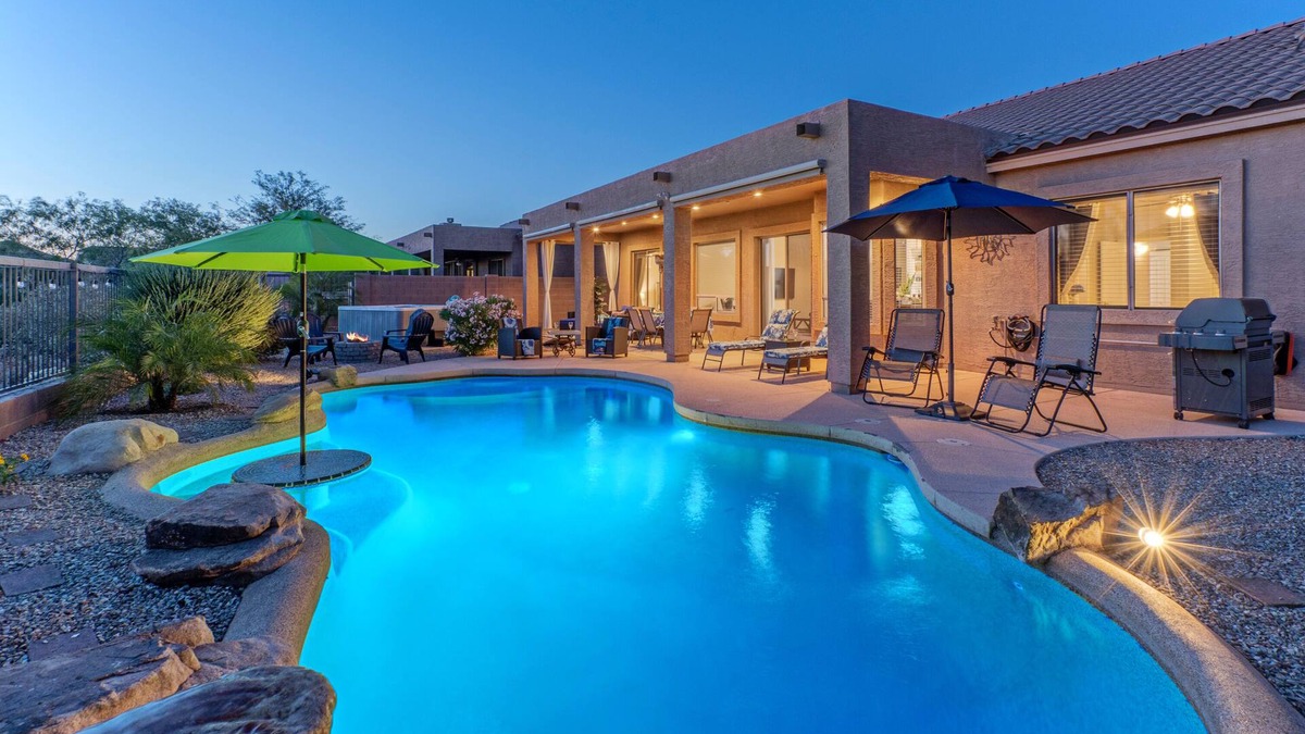 Las Sendas House | MT VIEWS & Resort Amenities: Pvt Htd POOL, Hot Tub, Bikes, XBox One