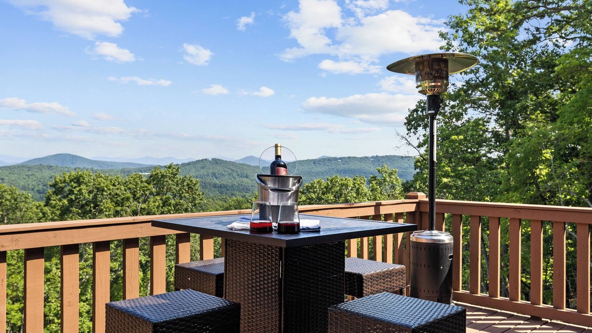 Morganton House | Mtn View & Game Room in Morganton: Spacious Cabin!