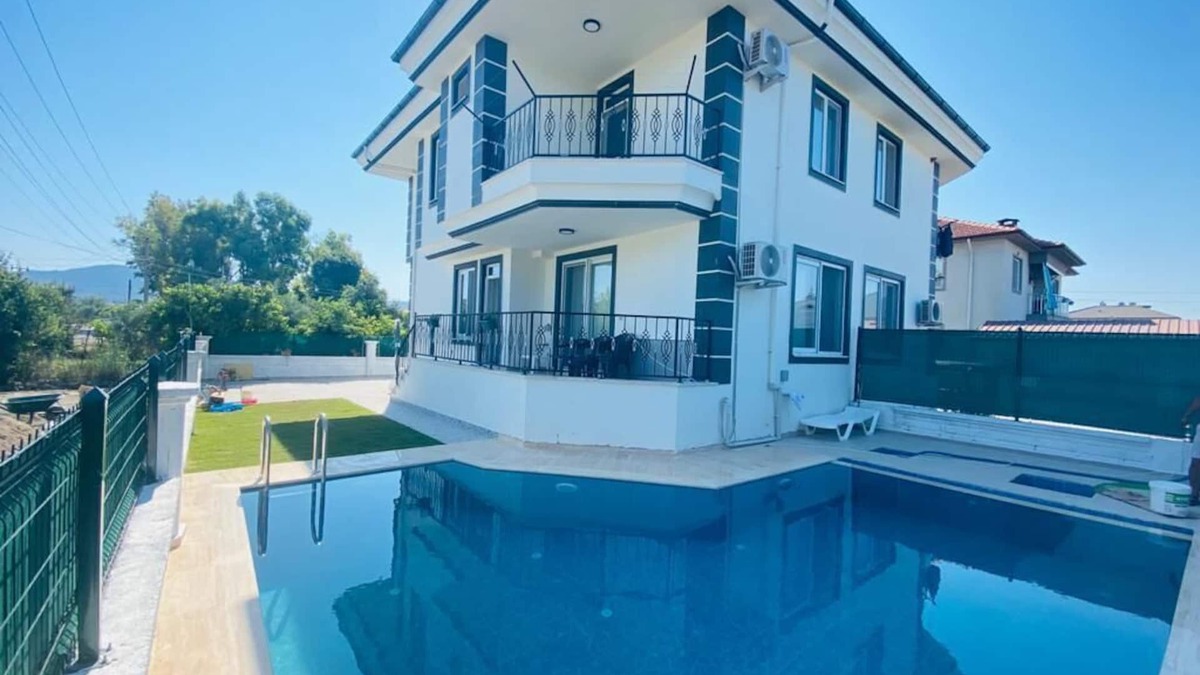 Mentese Villa | Muğla Dalamanda Kiralık Havuzlu Müstakil Eşyalı 6 Kişilik Villa