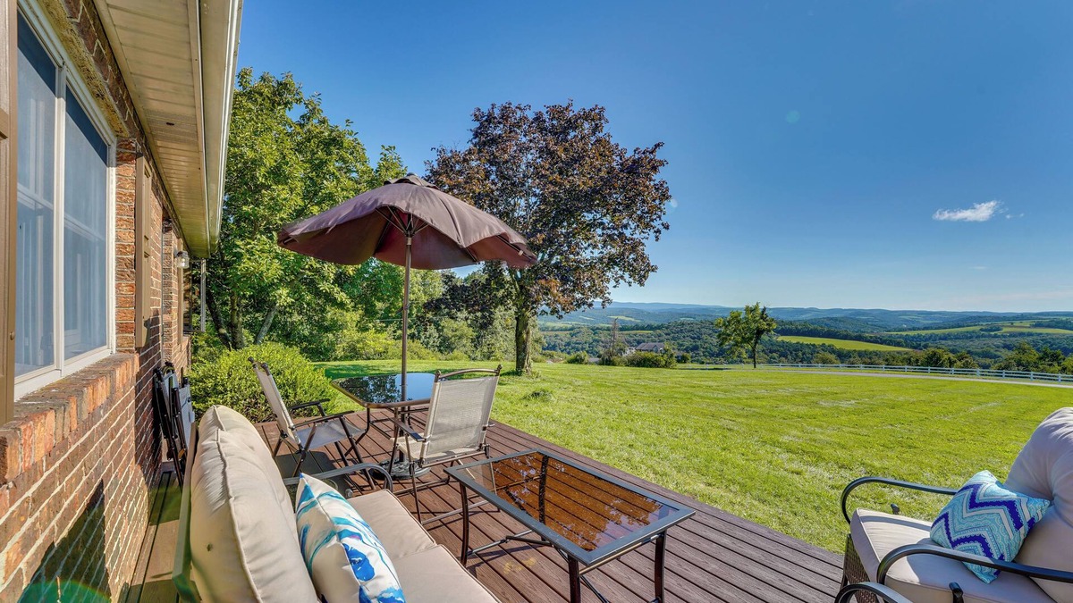 Muncy House | Muncy Vacation Rental w/Deck & Views
