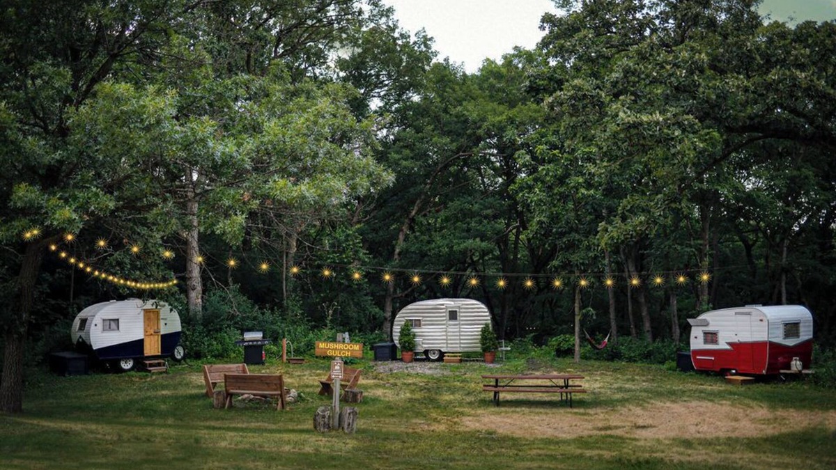 East Troy House | Mushroom Gulch - Vintage Trailer Group Site