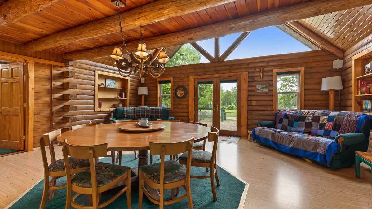 Pillager Cabin | MUST SEE! COZY LOG CABIN WITH SAUNA & HOT TUB!