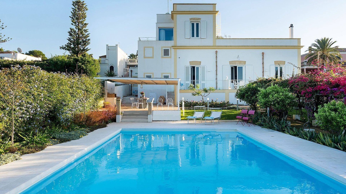 Marsala Villa | My Rental Homes - The Flower Garden with private pool immersed in a gorgeous garden