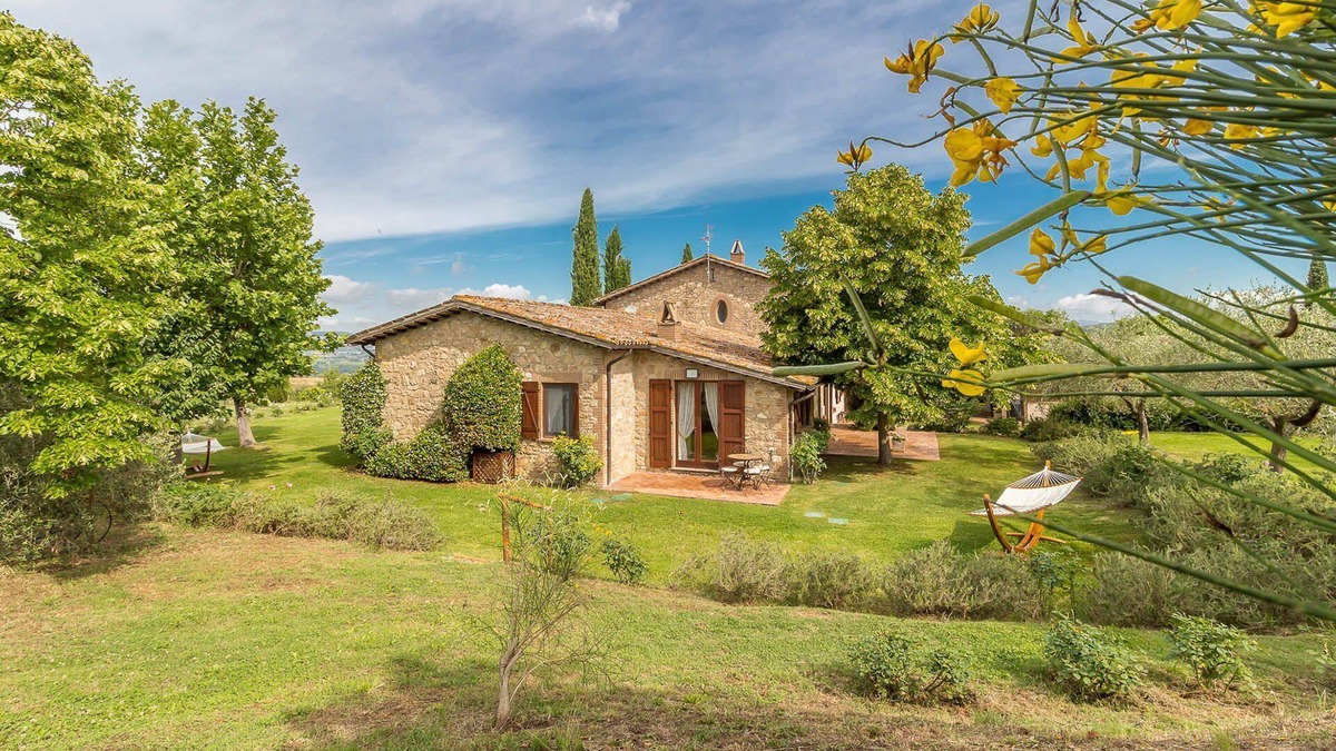 Guardea Villa | My Rental Homes - Villa Molinazzo 14: pool and lovely view of the surrounding hills
