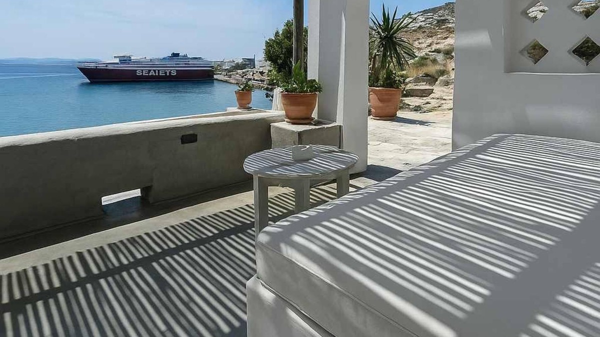 Tourlos Condo | Mykonos Blue Nest - Sea View Escape