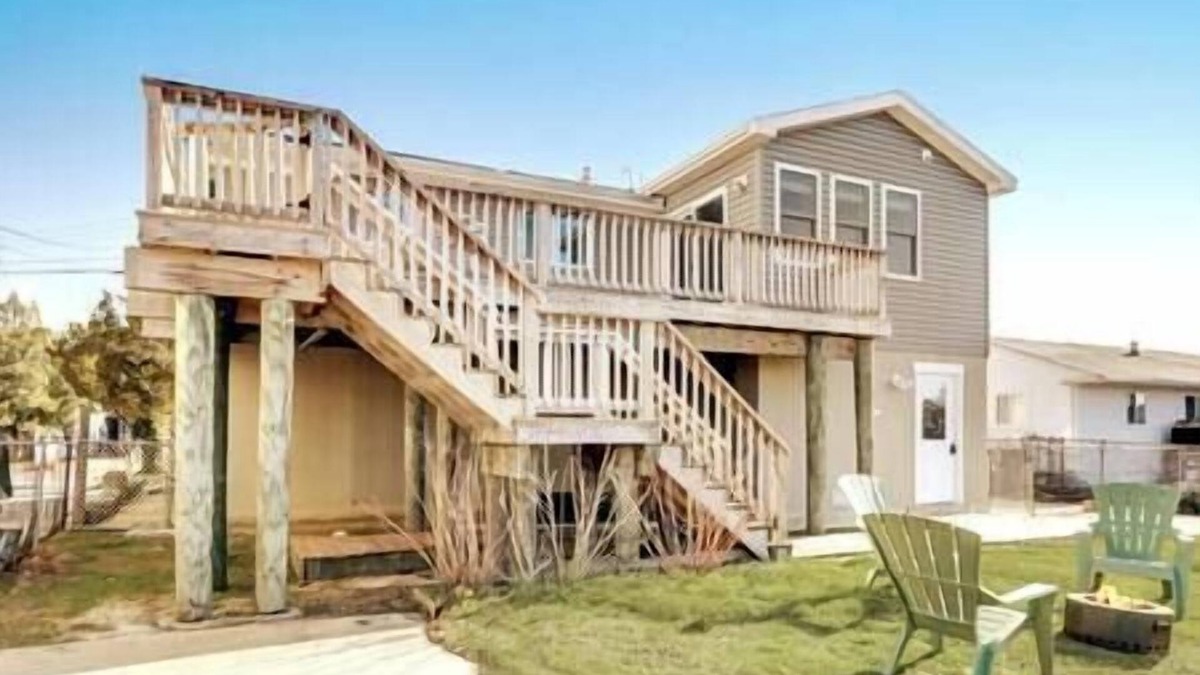 Mystic Island House | Mystic Island Bay Breeze, Beautiful waterfront sunsets waiting