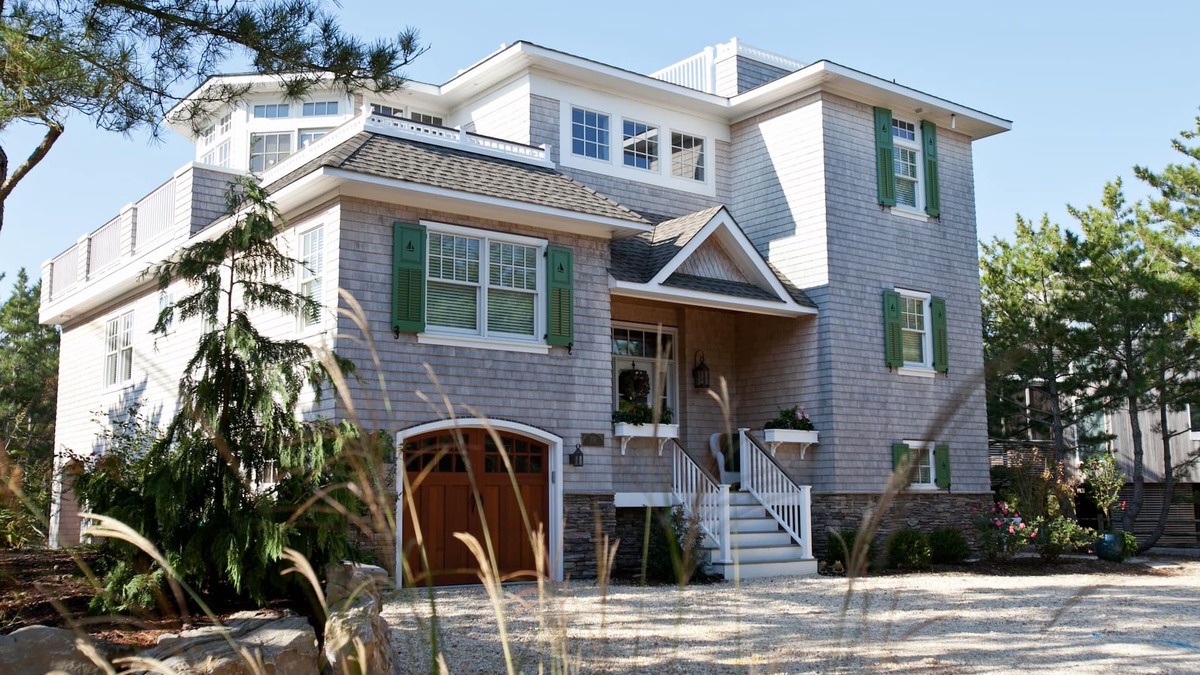 Loveladies House | Nantucket Style Beach House With Pool And Spa Steps From The Ocean