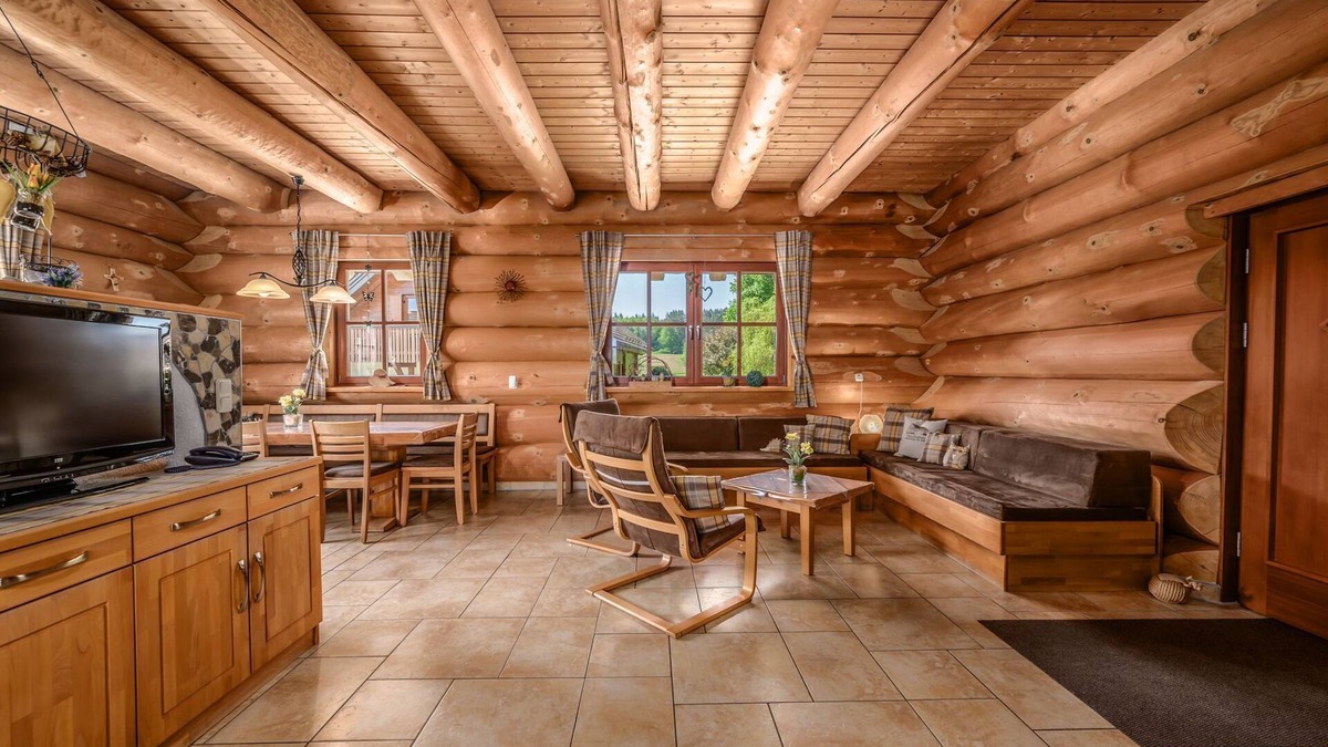 Tragweis Apartment | Natural log house Morgensonne - Heumann's log houses by the forest