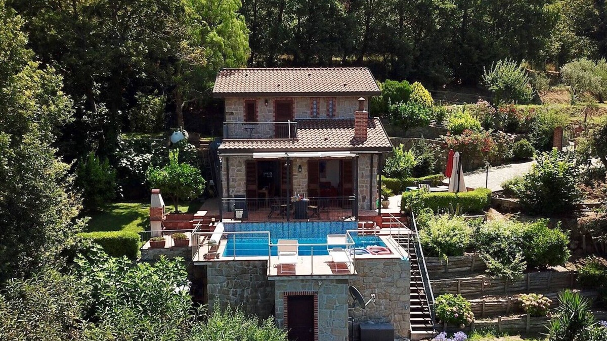 Castell'Umberto Villa | Natural stone house with sea view, pool, Nebrodi National Park, SAT TV, WiFi