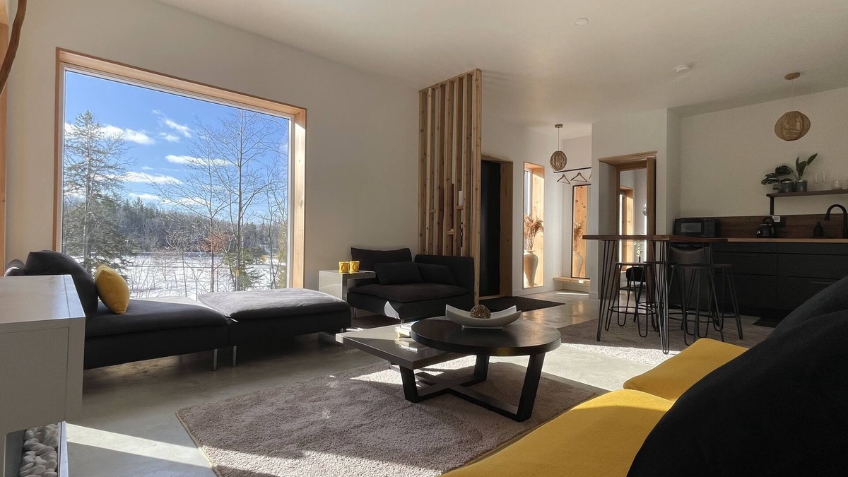 Les Collines-de-l'Outaouais Regional County Municipality Apartment | Nature Eco Suite in Wakefield Quebec.