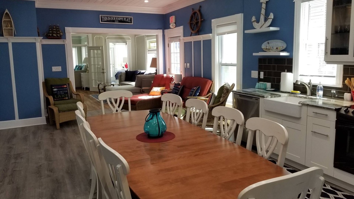 Lake Geneva Apartment | Nautical Cottage on Geneva St. is truly located downtown Lake Geneva, WI