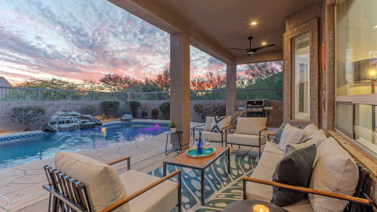 Las Sendas House | Near Golf/Trails: Lush Green Spaces, POOL, Spa, Covered Patio, Grill, 2 Desks