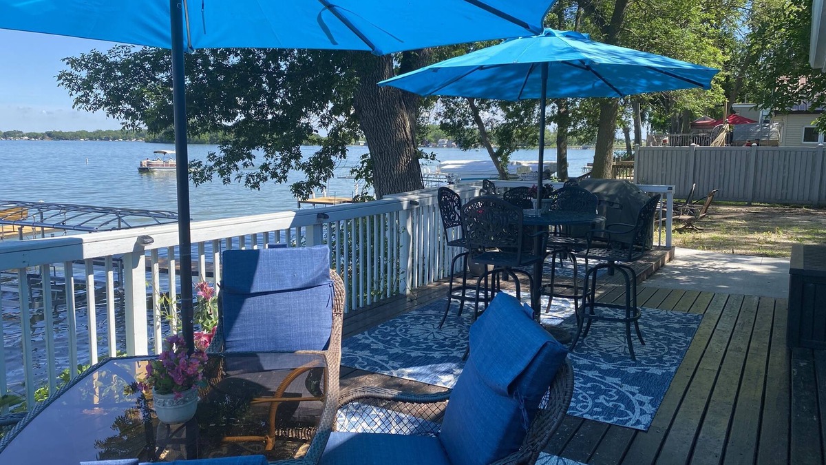 Clay County House | Near Okoboji, Lakeside Home on Lost Island Lake