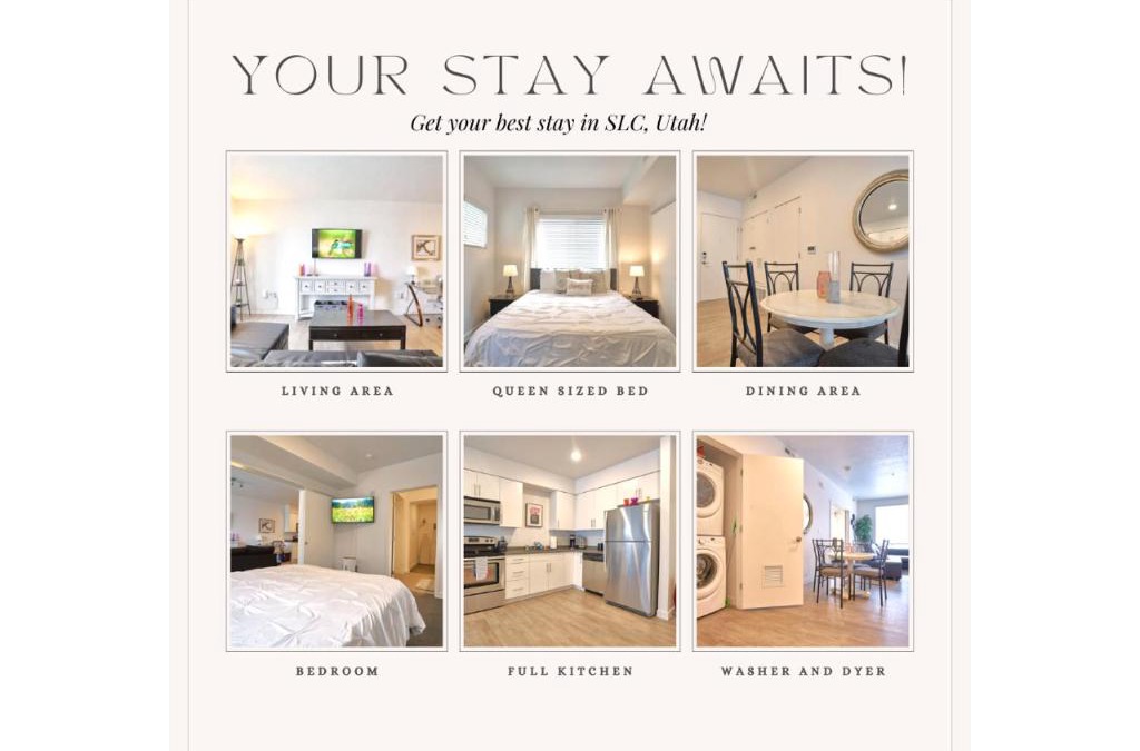 Salt Lake City Apartment | Near Ski Resort, HOTTUB & GYM Luxury Apt- Heart of Sugar House with Parking