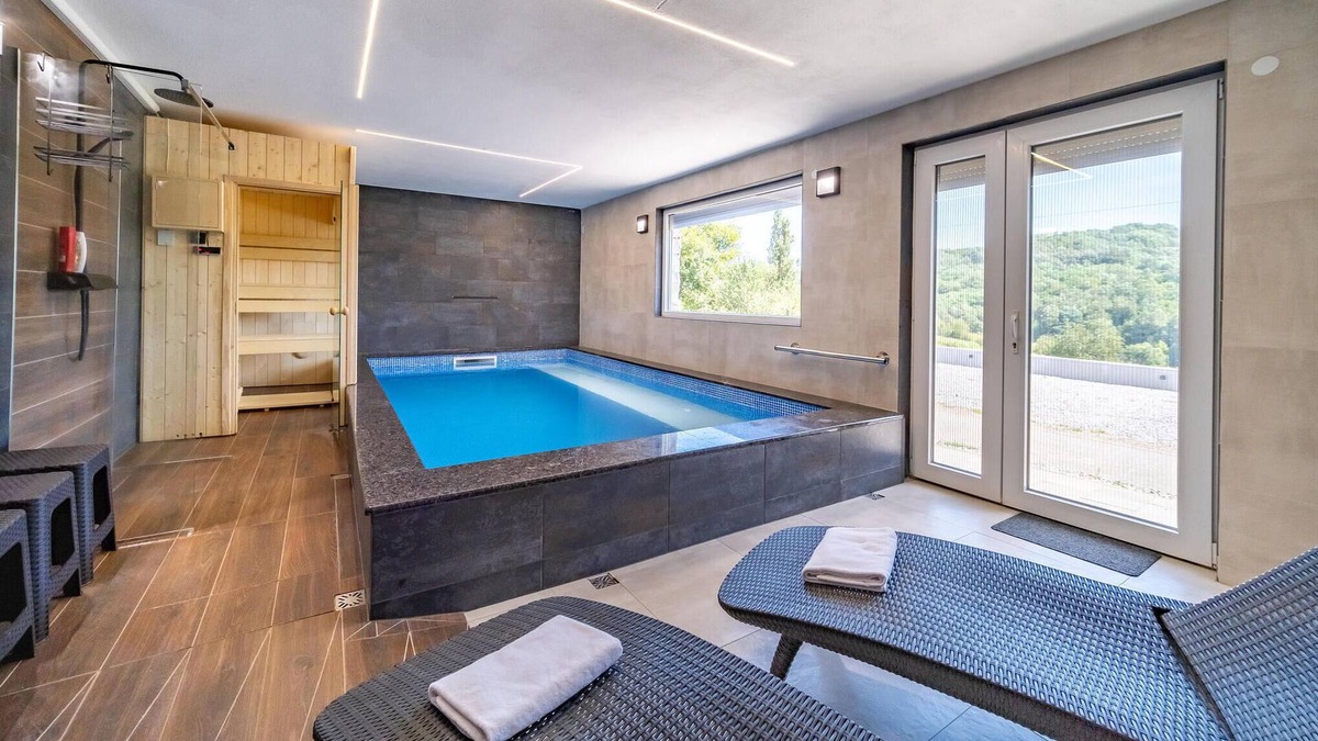 Donji Skrad House | Near the Korana River, this modern and luxurious vacation home welcomes you.