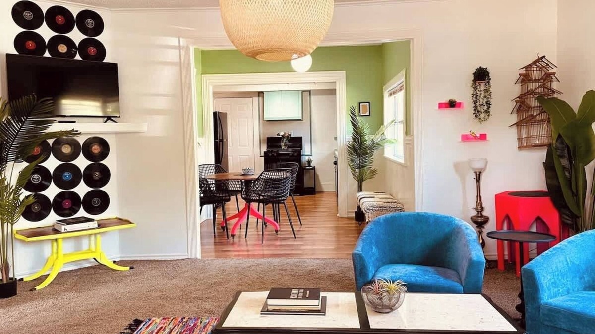 Sherman House | Neon Flamingo Oasis in Sherman
