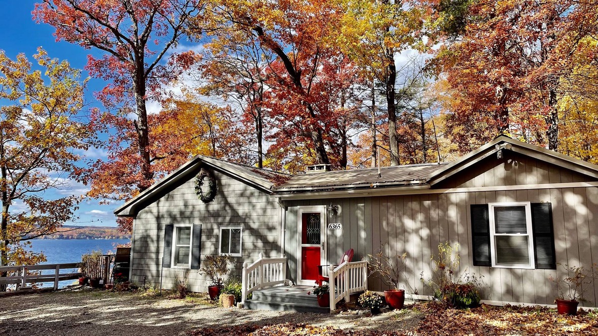 Valois Cottage | Nestled Above Seneca Lake in the Heart of Wine Country With Private Beach