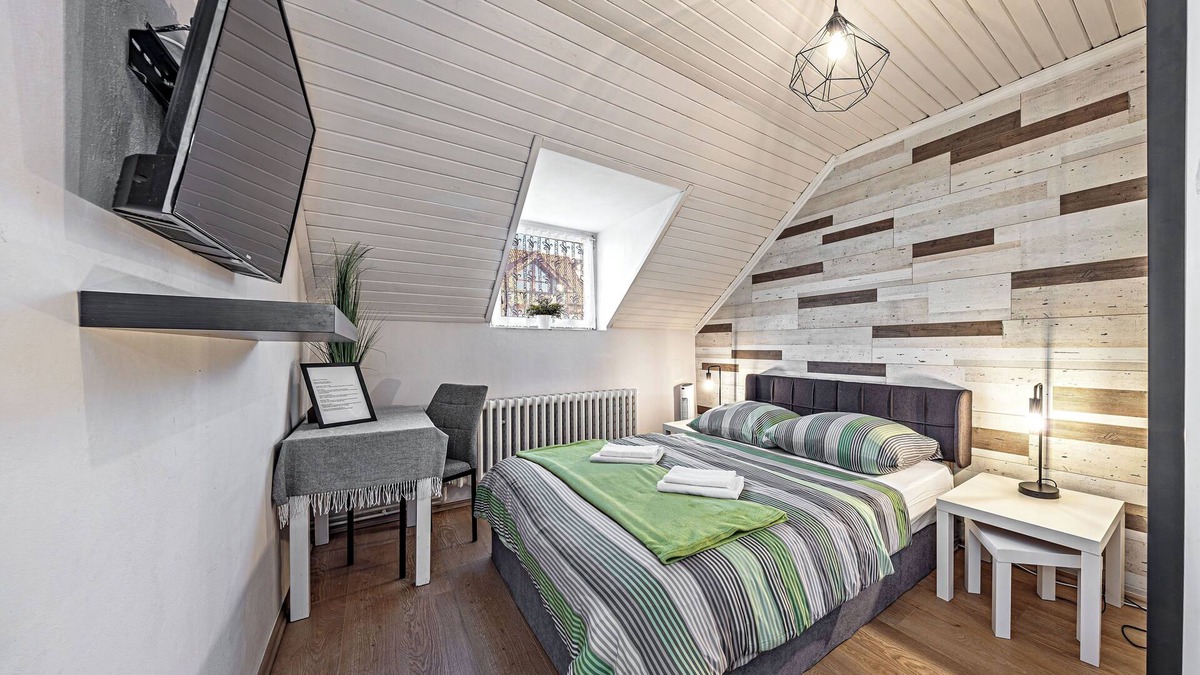 Brevnov Apartment | Nestled in Quiet Prague Hills 2BR 1BA Atelier Suite 1
