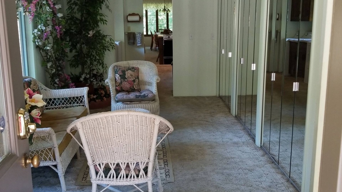Hillsboro House | Nestled near woods and creek, this large home is near state parks and colleges.