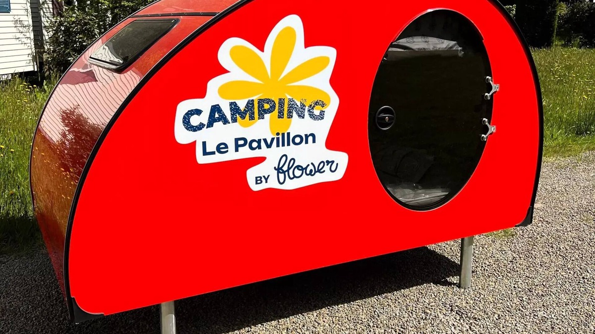 Les Achards Cabin | NEU/Gemütliches Mobil Atypisches m² (1 Schlafzimmer - 2 Personen) (ohne Sanitäranlagen) + Markise + Stühle + Grill 2 Personen