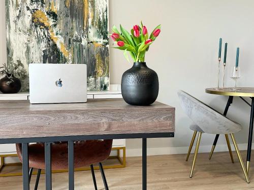 Friedrichstadt Apartment | Neu & Schick: Küche inkl. Kaffee