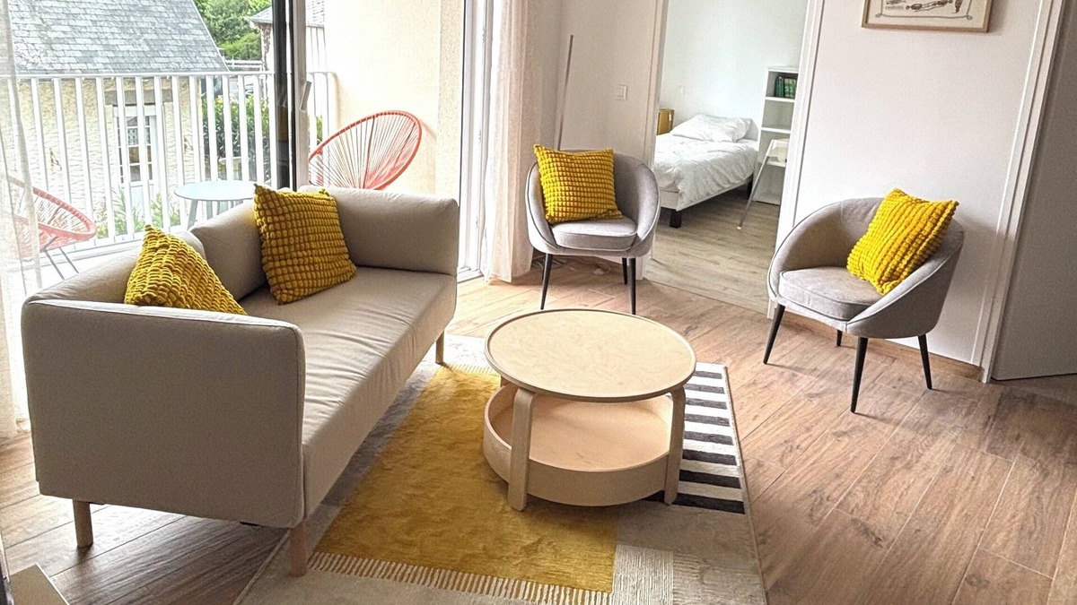 Jullouville-les-Pins Apartment | New 2-bedroom apartment 250 m from the beach, in the heart of Jullouville