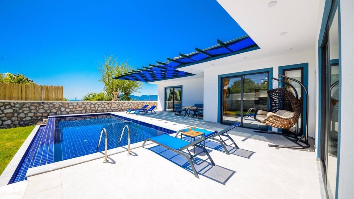 Uzumlu Villa | New 2 Bedroom Villa with Secluded Pool and Large Garden, in Uzumlu near Kalkan