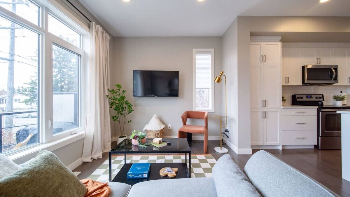 Jasper Place House | NEW! 2 BR w/Ensuites | Garage | Disney+ | Patio