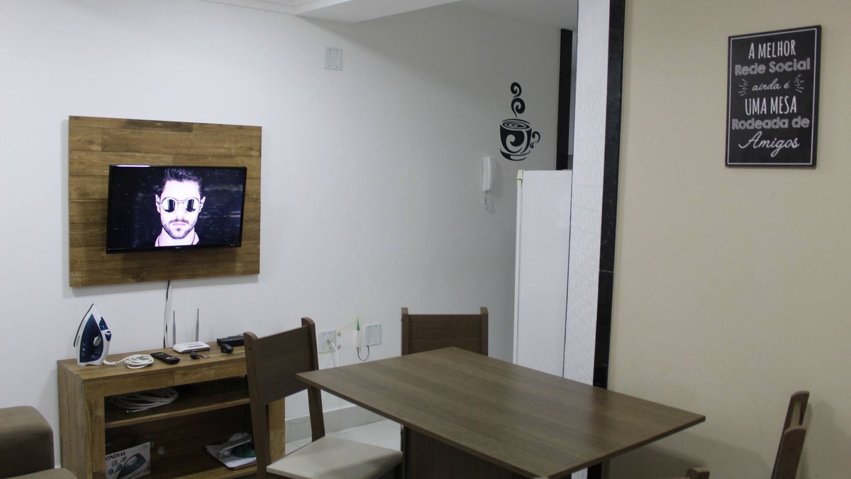 Guarapari Apartment | New and cozy ap, 90m from Morro Beach, with Wi-Fi