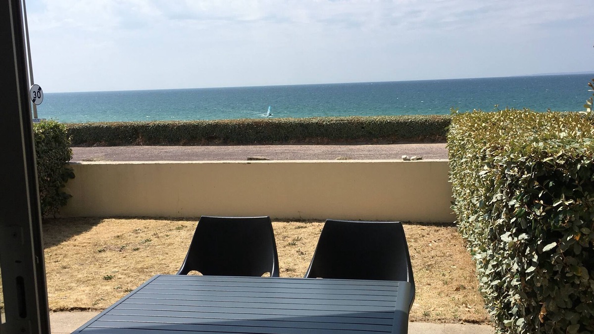 Saint-Jean-de-la-Riviere House | New apartment with terrace view and sea access 2 people all comfort/bicycles