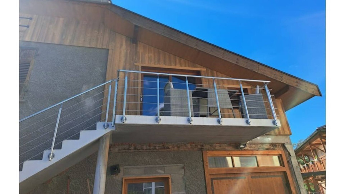 Verthier Apartment | New apartment-Le Grenier-in a small hamlet 5 minutes from Lake Annecy