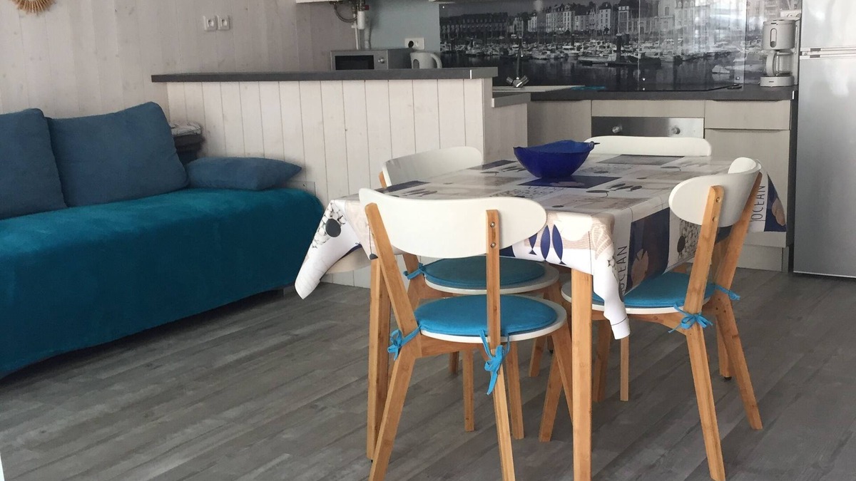 Dieppe Apartment | NEW beach of Puys a Dieppe nice flat 2 pieces RDC has 200m of the sea
