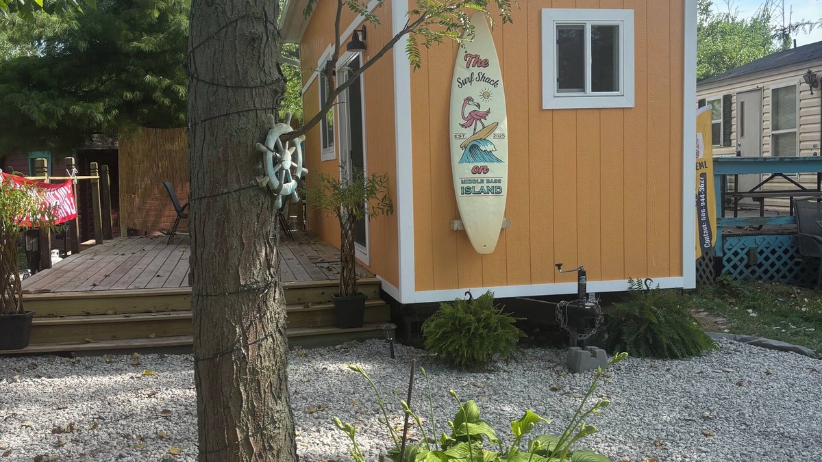 Put-in-Bay House | NEW BUILD Tiny Home “The Surf Shack” on Middle Bass