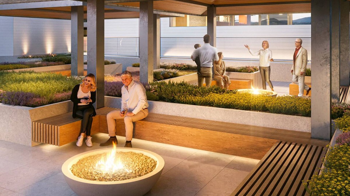 South Pandosy Apartment | New Caban 2-bedroom Oasis across the Water w/Pool, Hot Tub, Gym and Huge Patio