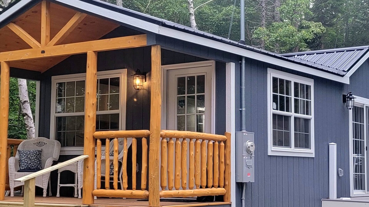 Seawall Cabin | New cabin on private road, 1/2 mile to Seawall Beach and 3 miles to town center.