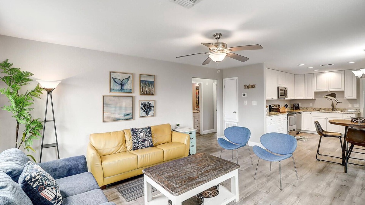 Rockport House | New! Charming and eclectic 2 bedroom, 1 bath, 5 minutes to Rockport Beach!