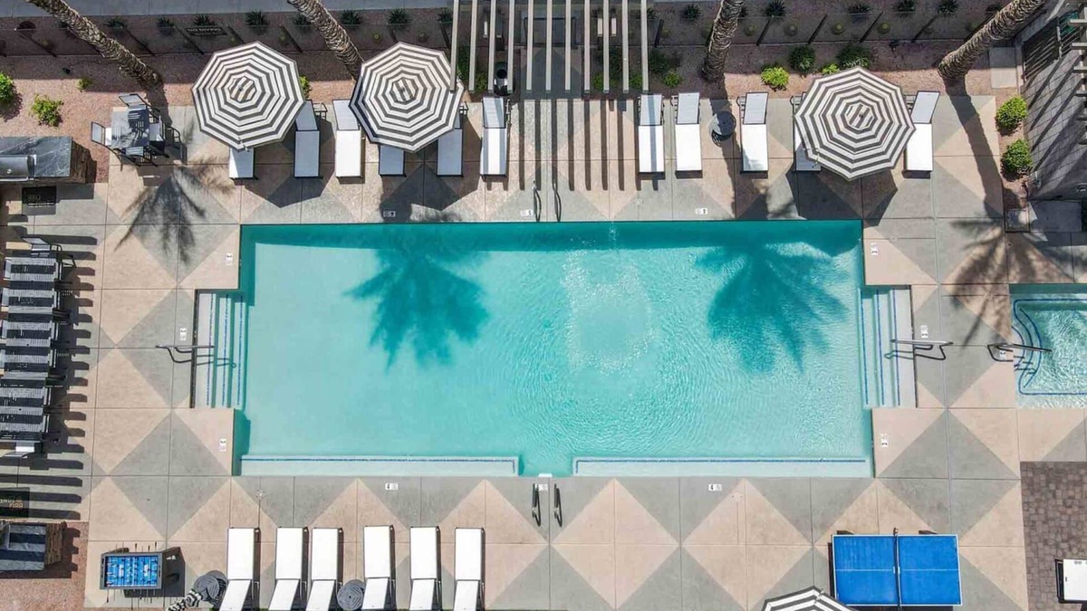 Glendale Sports and Entertainment District Apartment | NEW! Chic 1BR at Westgate | Pool, Gym & Stadium Fun