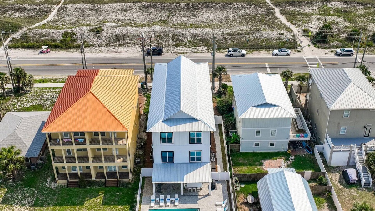 Sunnyside On The Gulf House | New Coastal Craftsman Masterpiece. 9 BR/11BA, Private Pool & Hot Tub, Gulf View