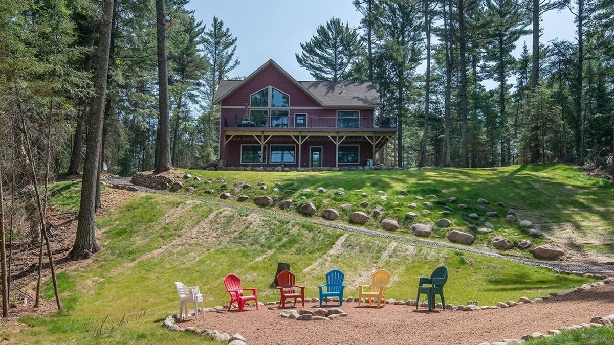 St Germain Cabin | New & Cozy Cabin on Lake Content w/170' of Sand/Swimming Frontage!