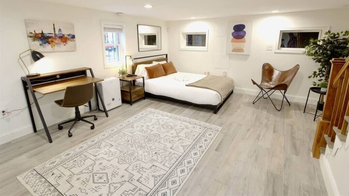 Kingman Park Apartment | NEW East Capitol Hill Studio ~ W/D & Parking!